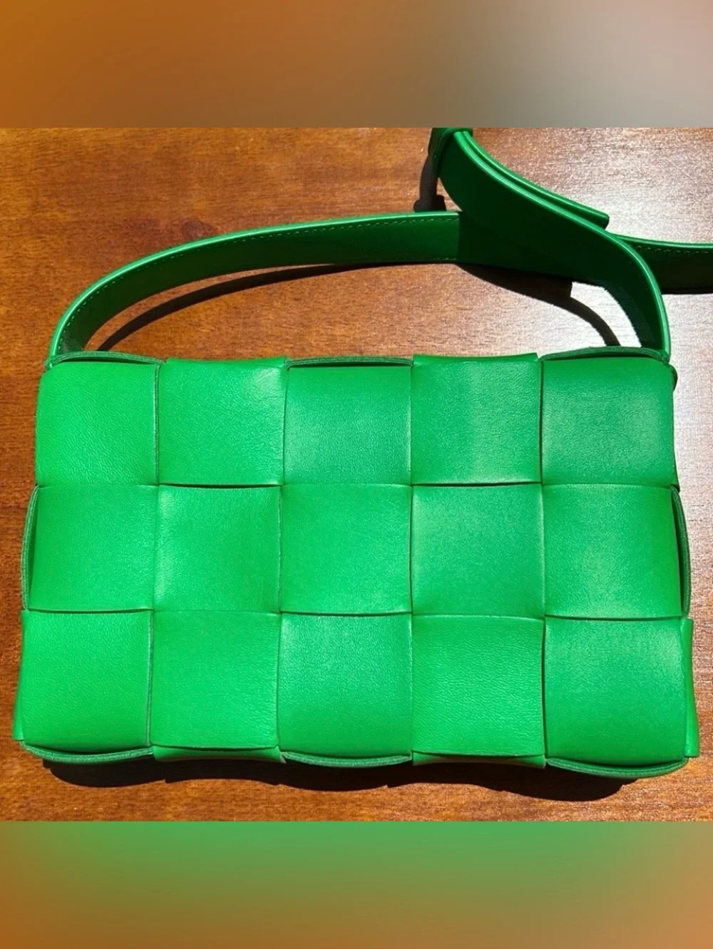 New pre-authenticated Bottega Veneta cassette bag with dust bag